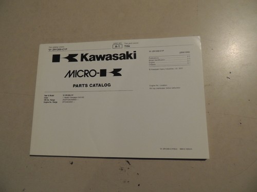 Parts catalog list kawasaki - catalog,