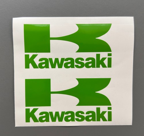 Kawasaki logo aufkleber 14x7cm - kawasaki,