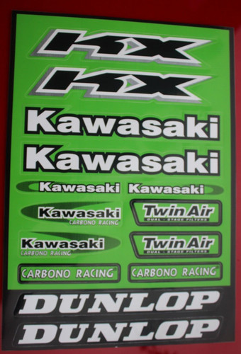 Kawasaki motorrad aufkleber - motorrad,