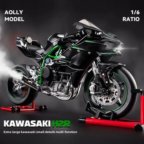Kawasaki h2r alu modell - 1:6,